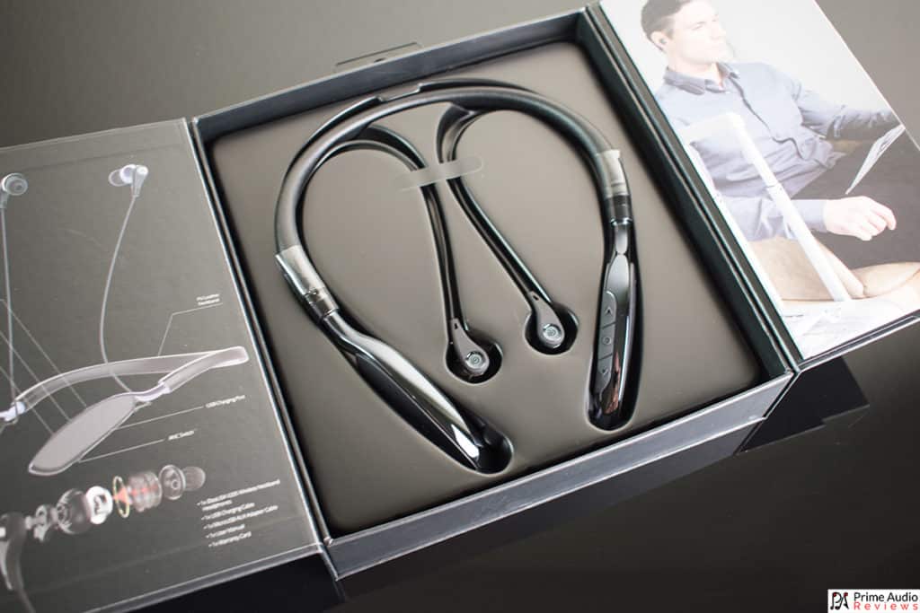 V205 wireless neckband headphones