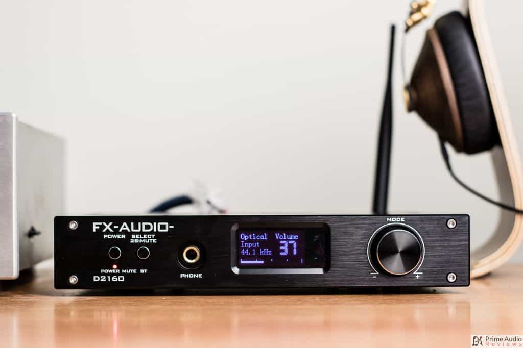 FX-Audio D2160 front panel