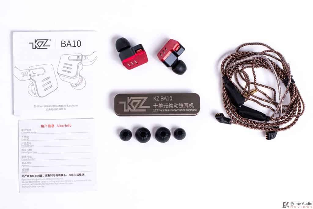 KZ BA10 accessories