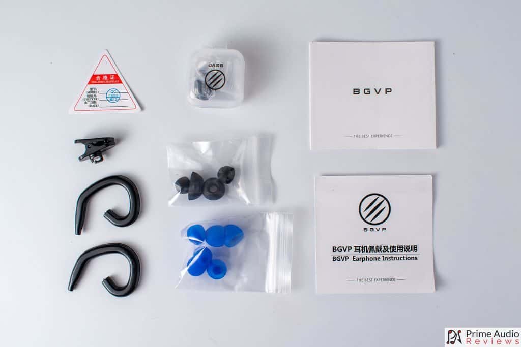 BGVP DS1 Pro included accessories