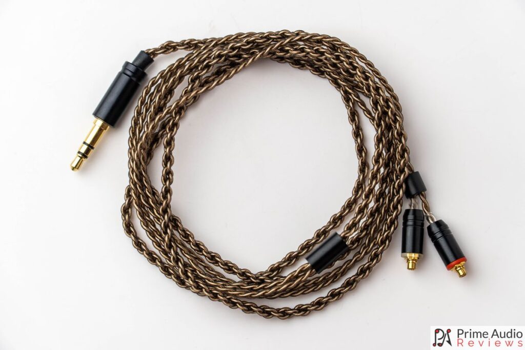 The included MMCX cable