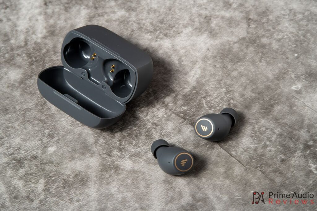 Edifier TWS1 Pro earbuds and charging case