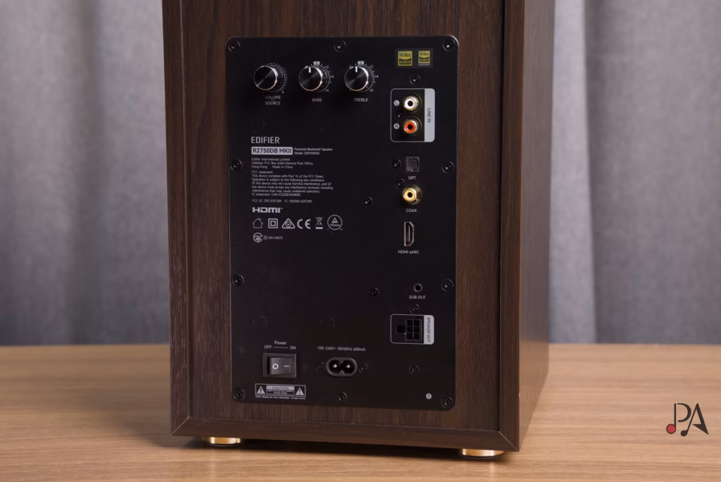 Rear I/O panel closeup